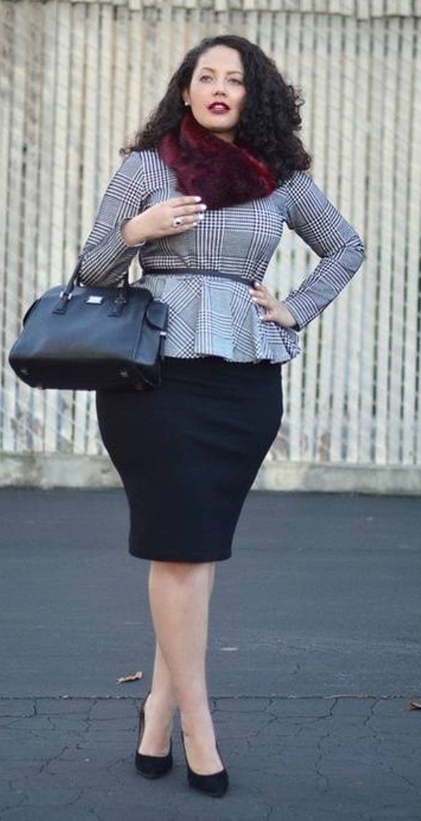 WORK OUTFITS FOR PLUS SIZE LADIES Office Salt