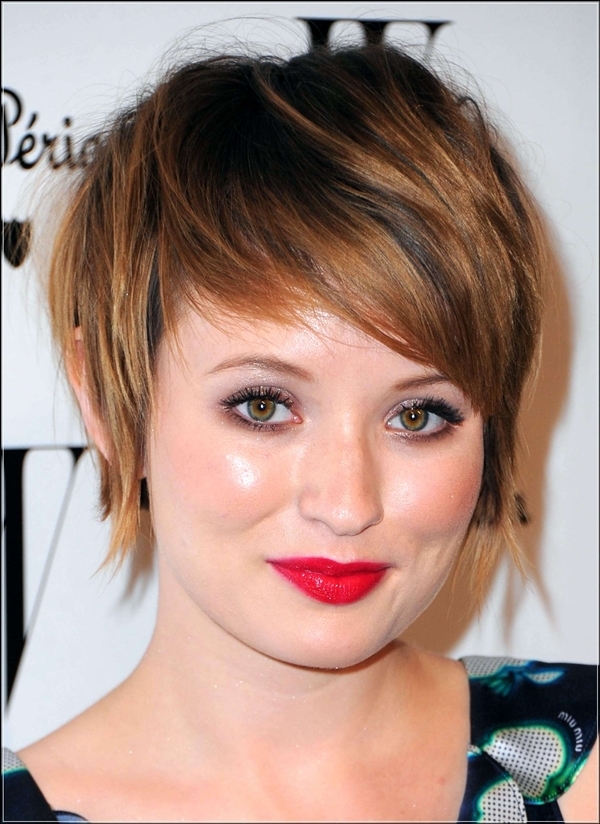 Pixie cut for round chubby face