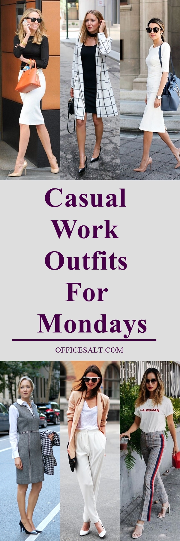 40 Casual Work Outfits For Mondays - Office Salt