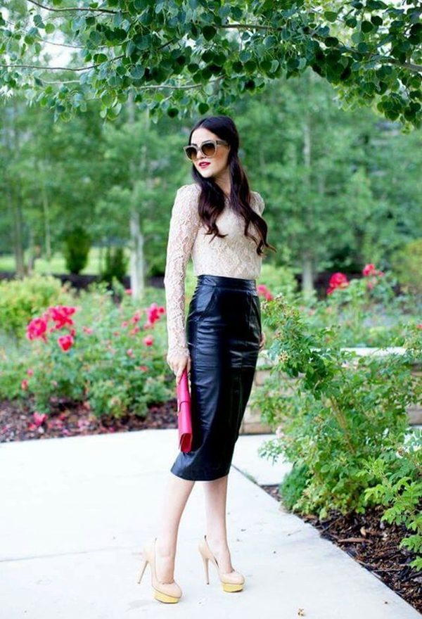 Gorgeous-Long-Skirt-Outfits-For-Working-Women
